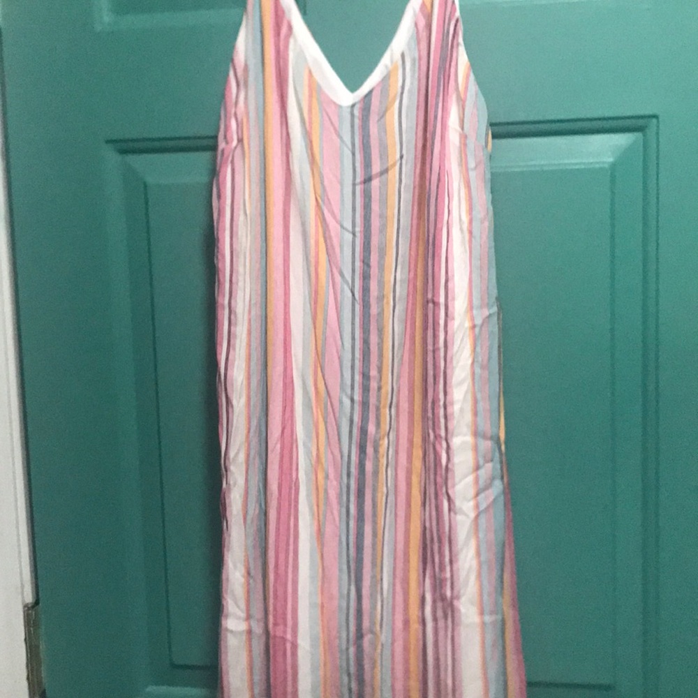 Staccato Striped Dress